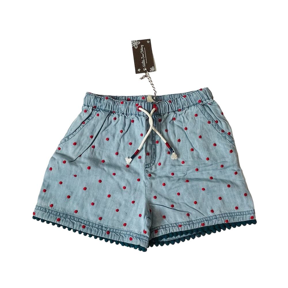 NWT Matilda Jane Size 10 Aubrey Chambray Woven Shorts